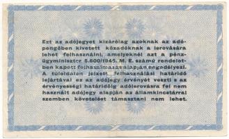 1946. 10.000.000AP "Magyar-Olasz Bank Ráday utcai fiókja" felülbélyegzéssel T:F szép papír...