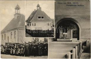 Bosanski Brod, Evangelische Beethaus / Lutheran prayer house, interior (fl)