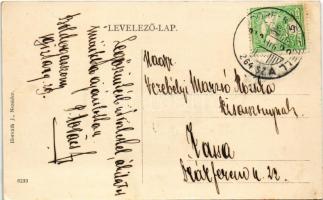 1912 Boldogasszony, Fertőboldogasszony, Frauenkirchen; Kegytemplom. Horváth J. kiadása / Gnadenkirch...