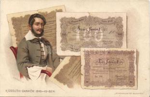 Kossuth Lajos, Kossuth-banknotes s: K. Sávely D. Litho