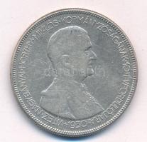 1930. 5P Ag "Horthy jobbra" T:F  Adamo P8