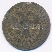 Ausztria 1779VC-S 5kr Ag "Mária Terézia" (1,63g) T:F patina
Austria 1779VC-S 5 Kreuzer Ag...