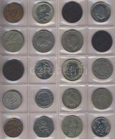 Nagyon jó világpénztétel, 633 db régi és új, benne nagyon sok jobbal, ritka államokkal és tengerentú...