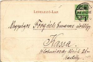 1916 Nagyszeben, Hermannstadt, Sibiu; M. kir. honvéd laktanya. Graef Károly kiadása / K.u.K. militar...