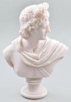 Appoló mellszobra. Öntött márvány. m: 23 cm