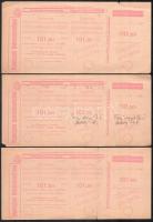 cca 1936 Balatonalmádi - "Legszebb kiránduló hely a Horthy-kilátó" reklámos könyvelési sze...