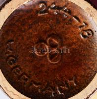 Német kerámia váza. Mázas kerámia, jelzett, hibátlan 19 cm