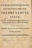 Rumy Károly György: Monumenta Hungarica, az-az: magyar emlékezetes írások. I. kötet. Öszveszedte s k...