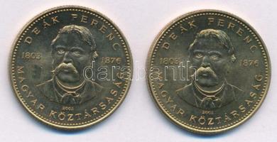 2003. 20Ft "Deák" (2x) T:UNC,AU Adamo FOEM2