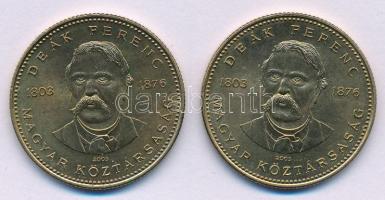 2003. 20Ft "Deák" (2x) T:UNC,AU Adamo FOEM2