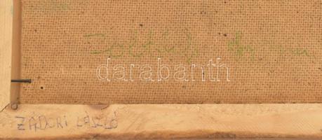 Zoltánfy István (1944-2008): A repülés története. Olaj, farost, jelzett a hátoldalon. fa keretben, 3...