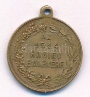 Osztrák-Magyar Monarchia 1914. Az 1914 hadiév emlékére bronz emlékérem füllel (23mm) T:AU,XF Austro-Hungarian Monarchy 1914. In memory of the 1914 war year bronze commemorative medallion with ear (23mm) C:AU,XF