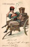 1899 Porter-Woman in the XXth century Litho
