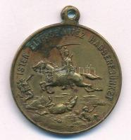 ~1914-16. "Éljenek a győzelmes szövetségesek / Isten éltesse vitéz hadseregünket" bronz em...