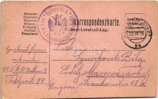 1916 Boldog húsvéti ünnepeket! Kézzel rajzolt tábori postai levelezőlap / WWI Austro-Hungarian K.u.K...