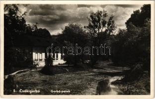 1944 Csákigorbó, Garbou; Gorbó patak. Az erdélyi Csikágó a levél írója szerint / creek. Letter writer refers to the village as Chicago