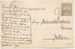 1906 Magyarlápos, Oláhlápos, Targu Lapus; Fő tér, templom, üzlet / main square, church, shop (EK)