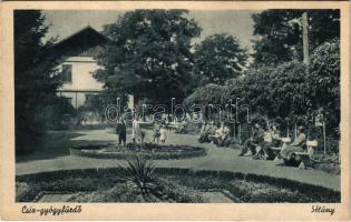 1944 Csíz, Csízfürdő, Kúpele Cíz; sétány / promenade, spa