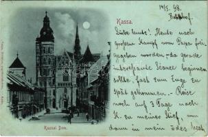 1898 (Vorläufer) Kassa, Kosice; Dóm. Varga Bertalan kiadása / cathedral (EK)