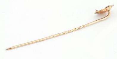 14K arany (Au) bross, j.n. 0,87g