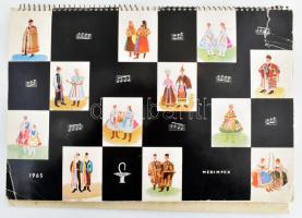 Colorvox képes hanglemez gyűjtemény 11 db különféle népviselet rajzokat ábrázoló lemez, magyar népal...