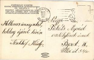 1935 Budapest VIII. Középiskolát végzettek egyéves kereskedelmi szaktanfolyama, Székesfővárosi Vas-u...