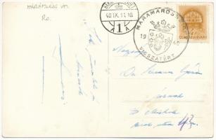 1940 Máramarossziget, Sighetu Marmatiei; Központi szálloda, Stein, Nicolae Jakobovits, Guttmann üzle...