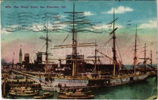 1909 San Francisco (California), The Water Front, ships, Richard Behrendt (EB)