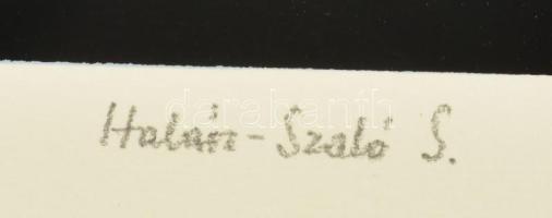 Halász Szabó Sándor (1920-1997): Színes formák. Szitanyomat, papír, jelzett, sorszámozott (20/30). 3...