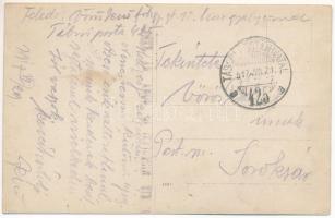 1917 Úzvölgye, Valea Uzului; katona csikóval ("A vonat kedvence") / WWI K.u.K. military, s...