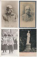 Habsburg uralkodóház 15 db régi és 9 modern képeslap