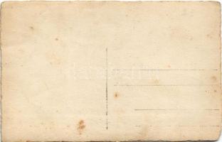 Első világháborús osztrák-magyar felborult katonai vasúti szerelvény, vonat katonákkal / WWI K.u.k. ...