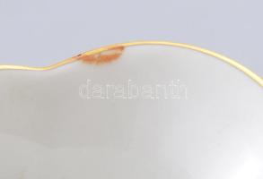 Herendi Rothschild mintás váza. Körte alakú vázatesten virágkehelyként nyíló szájrésszel. Jelzett, h...