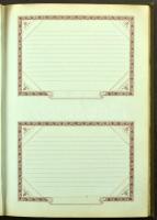 Jó állapotú 100 férőhelyes szecessziós képeslap album