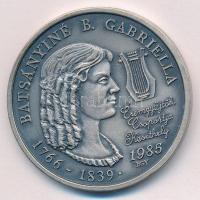 Bognár György (1944-) 1985. "Batsányi János Tapolca szülötte 1763-1845 / Batsányiné B. Gabriell...