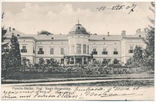 1907 Pusztahatár, Puszta-Határ, Pusty Chotar (Bélád, Beladice); Jeszenszky kastély / castle (EK)