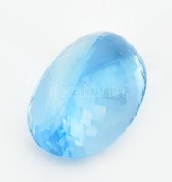 Nagy méretű topáz drágakő csiszolt 98ct, 36x24 mm