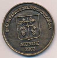 2002. "Kossuth Lajos 1802-94 / Születésének 200. évfordulójára - Monok" bronz emlékérem. S...