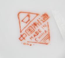 Kínai kézzel festett kínai váza. Jelzett, hibátlan, m: 21 cm