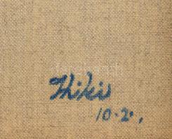 Olvashatatlan jelzéssel, japán művész, XX. sz. vége/XXI sz. eleje: Ornamentika (cím nélkül). Olaj, v...