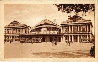 Roma, Rome; Stazione Termini / railway station, automobiles, trams