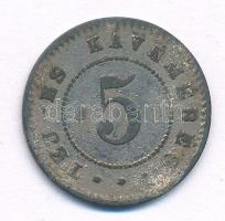 DN "Diósgyőri Fogyasztási Szövetkezet / 5 Tej- és Kávémérés" ezüstözött Zn élelmiszerzseto...