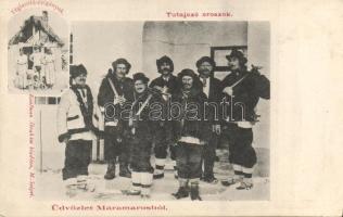 Russian raftsmen and factory worker gypsies in Máramaros