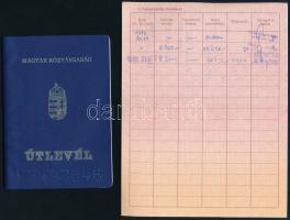 1993 Útlevél és valutalap