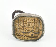 cca XVII. sz. török kereskedő ezüst pecsétnyomója / Antique Turkish seal maker silver 2 cm