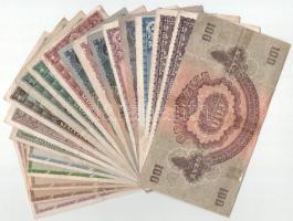 20db-os vegyes inflációs pengő bankjegy tétel, közte 1946. 100.000BP T:F,VG közte folt, szakadás, ra...