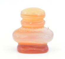 cca XIX. sz. török kereskedő pecsétnyomója vésett achát / Antique Turkish seal maker carved achat 15...