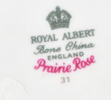 Royal Albert ékszeres tálka. Matricás, jelzett, hibátlan, 13x9 cm