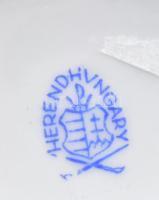 Herendi eton mintás tejkiöntő. Jelzett, repedéssel, m: 9 cm