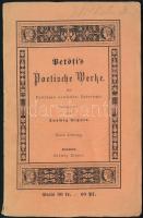 Petőfis poetische Werke. Ludwig Wigner. Budapest, é.n. cca 1880. 64p. Kiadói papírborítóval